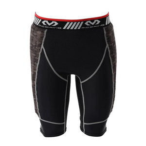 MC DAVID 7748R HEX GOAL KEEPER SHORT GUARD BLACK/GREY