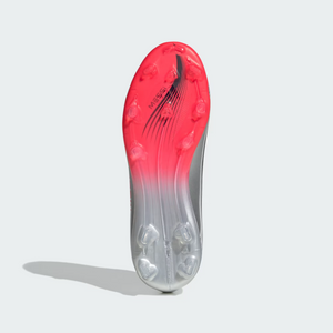 ADI JR F50 ELITE FG MESSI SILVER/LUCID RED