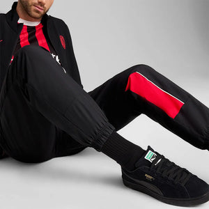 PUMA AC MILAN 24-25 ARCHIVE PANT BLACK/FOR ALL TIME RED