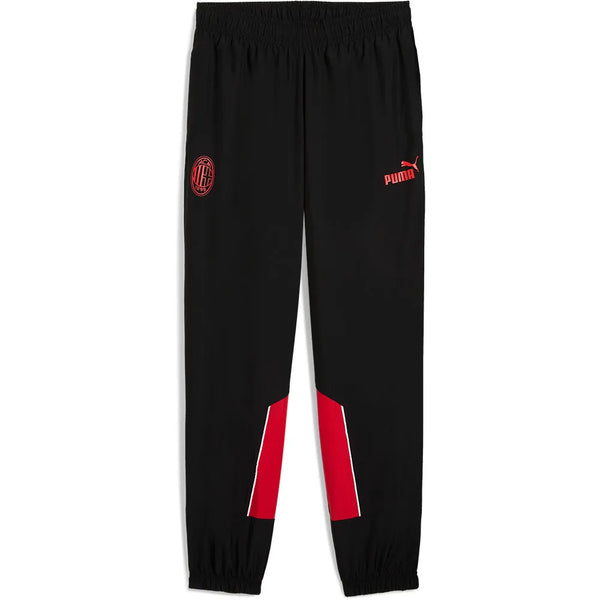 PUMA AC MILAN 24-25 ARCHIVE PANT BLACK/FOR ALL TIME RED