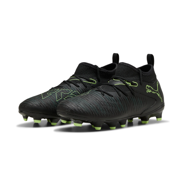 PUMA JR FUTURE 8 MATCH FG BLACK/FIZZY LIGHT