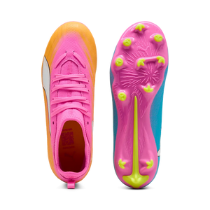 PUMA JR ULTRA 6 MATCH FG POISON PINK/SUN STREAM