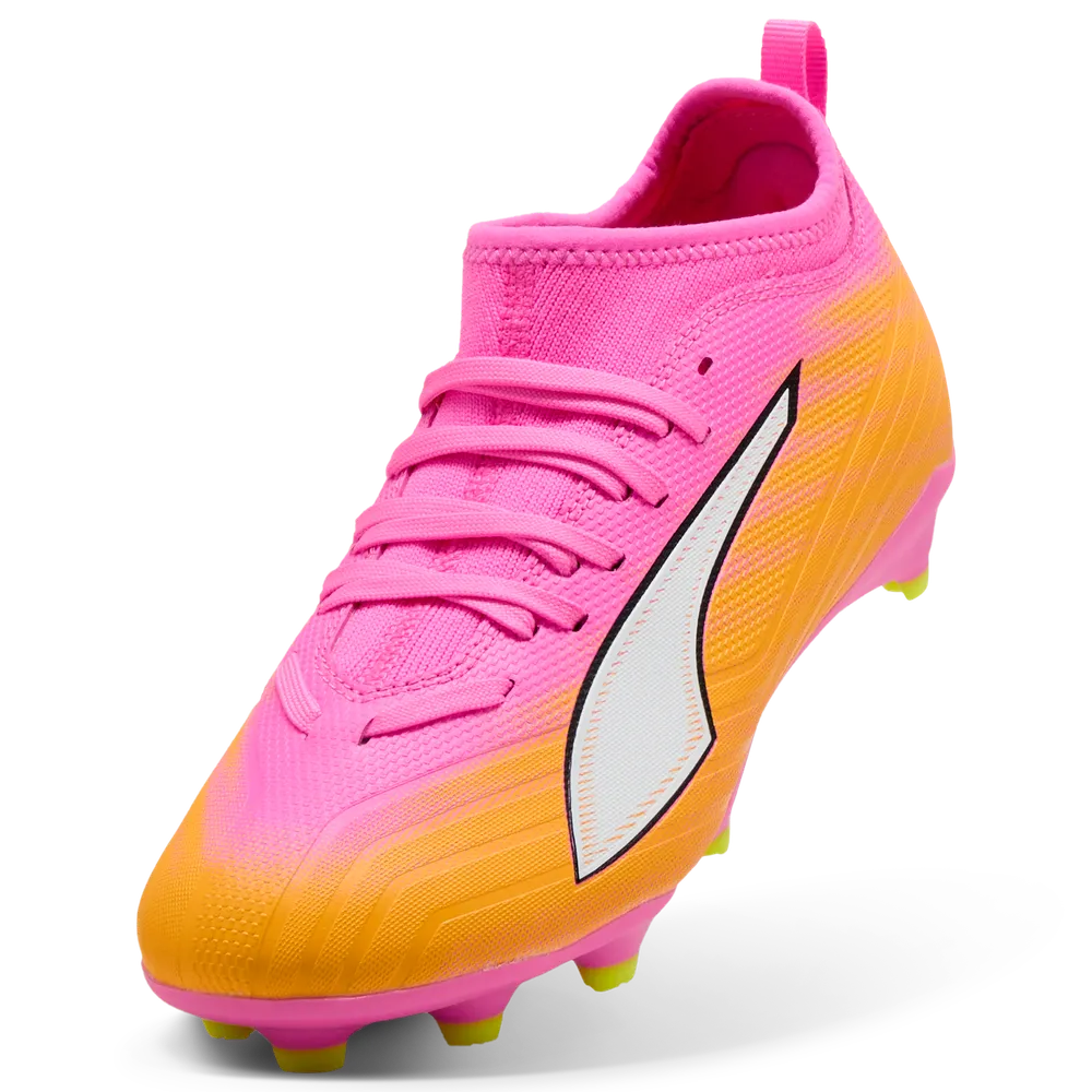PUMA JR ULTRA 6 MATCH FG POISON PINK/SUN STREAM