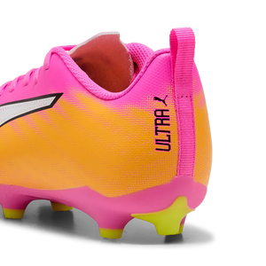 PUMA JR ULTRA 6 PLAY FG POISON PINK/SUN STREAM