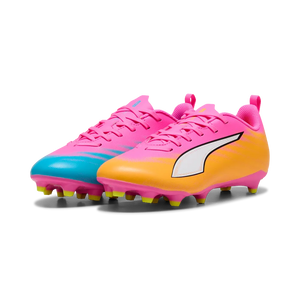 PUMA JR ULTRA 6 PLAY FG POISON PINK/SUN STREAM