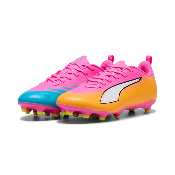 PUMA JR ULTRA 6 PLAY FG POISON PINK/SUN STREAM