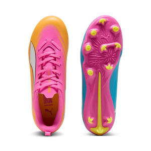 PUMA JR ULTRA 6 PLAY FG POISON PINK/SUN STREAM