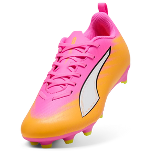PUMA JR ULTRA 6 PLAY FG POISON PINK/SUN STREAM
