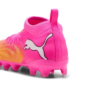 PUMA JR FUTURE 9 MATCH FG POISON PINK/SUN STREAM
