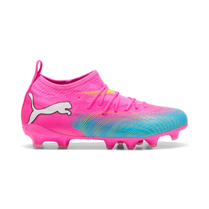 PUMA JR FUTURE 9 MATCH FG POISON PINK/SUN STREAM