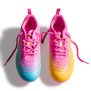 PUMA JR FUTURE 9 PLAY FG POISON PINK/SUN STREAM