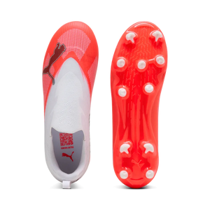 PUMA JR ULTRA NITRO MATCH LL FG ULTRA RED/WHITE