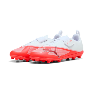 PUMA JR ULTRA NITRO PLAY VEL FG ULTRA RED/WHITE