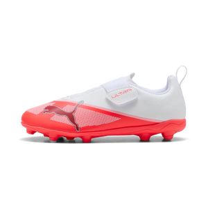 PUMA JR ULTRA NITRO PLAY VEL FG ULTRA RED/WHITE