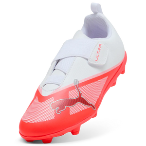 PUMA JR ULTRA NITRO PLAY VEL FG ULTRA RED/WHITE