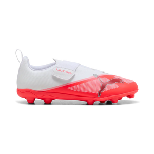 PUMA JR ULTRA NITRO PLAY VEL FG ULTRA RED/WHITE