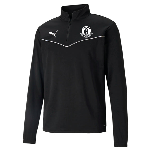 PUMA KFAC WAARSCHOOT TEAMRISE 1/4 ZIP TOP BLACK