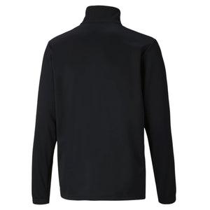 PUMA JR KFAC WAARSCHOOT TEAMRISE 1/4 ZIP TOP BLACK