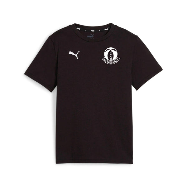 PUMA JR KFAC WAARSCHOOT TEAMGOAL CASUALS TEE BLACK