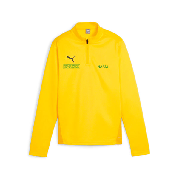 PUMA VMG TEAMGOAL TRAINING 1/4 ZIP Faster Yellow