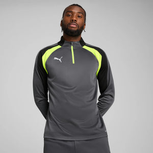 PUMA INDIVIDUAL LIGA ZIP TOP GALACTIC GRAY/YELLOW