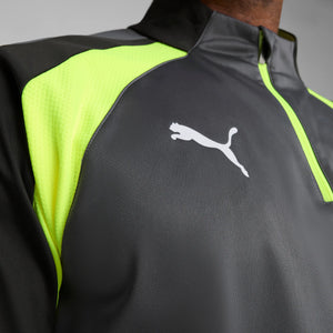 PUMA INDIVIDUAL LIGA ZIP TOP GALACTIC GRAY/YELLOW
