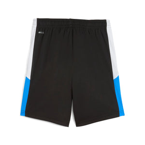 PUMA JR INDIVIDUAL LIGA TR SHORT BLACK/WHITE/ULTRA BLUE