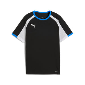 PUMA JR INDIVIDUAL LIGA TR JERSEY BLACK/WHITE/ULTRA BLUE