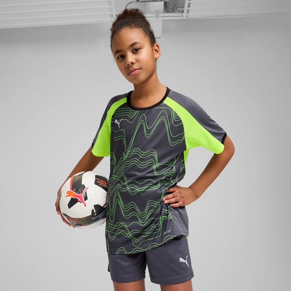 PUMA JR INDIVIDUAL LIGA GRAPHIC TR JERSEY GALACTIC GRAY/YELLOW