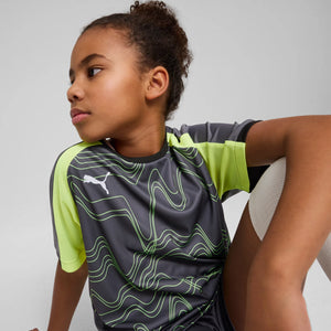 PUMA JR INDIVIDUAL LIGA GRAPHIC TR JERSEY GALACTIC GRAY/YELLOW