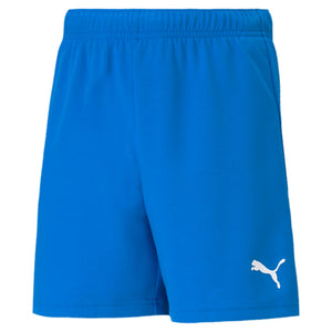 PUMA VMG JR TEAMRISE SHORTS Electric Blue Lemonade