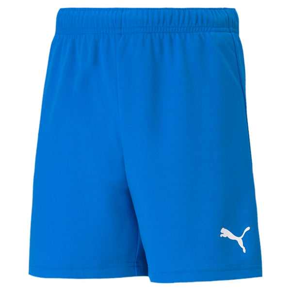 PUMA VMG JR TEAMRISE SHORTS Electric Blue Lemonade