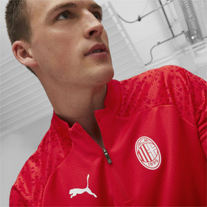 PUMA MILAN 23-24 ZIP TOP RED/FEATHER