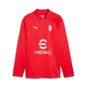 PUMA JR MILAN 23-24 ZIP TOP RED/FEATHER