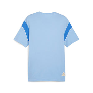 PUMA CITY 23-24  ARCHIVE TEE LIGHT BLUE/LAKE BLUE