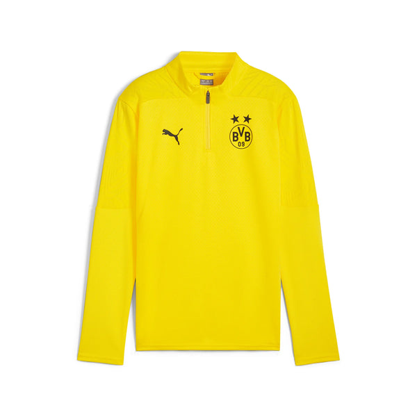 PUMA JR DORTMUND 25-26 TR ZIP TOP FASTER YELLOW/BLACK