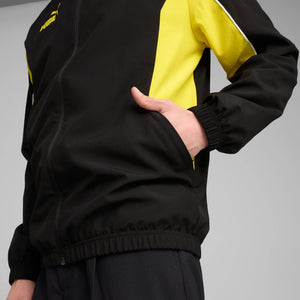 PUMA DORTMUND 24-25 ARCHIVE JACKET BLACK/FASTER YELLOW