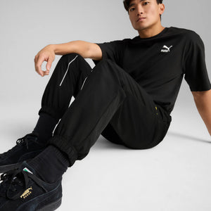 PUMA DORTMUND 24-25 ARCHIVE PANT BLACK/FASTER YELLOW