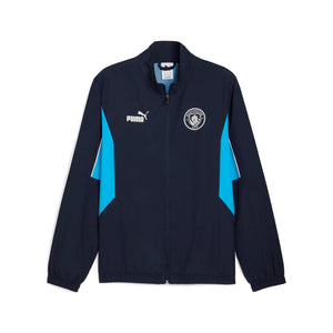 PUMA CITY 24-25 ARCHIVE JACKET NAVY/TEAM LIGHT BLUE