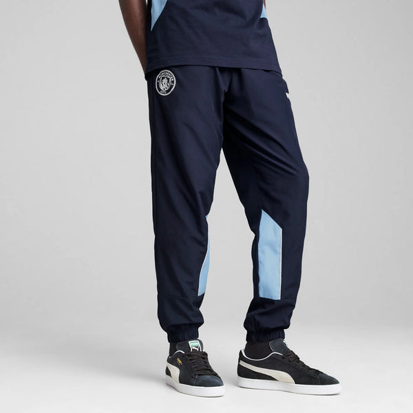 PUMA CITY 24-25 ARCHIVE PANT NAVY/TEAM LIGHT BLUE