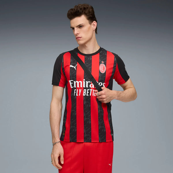 PUMA MILAN 25-26 HOME JERSEY FOR ALL TIME RED/BLACK