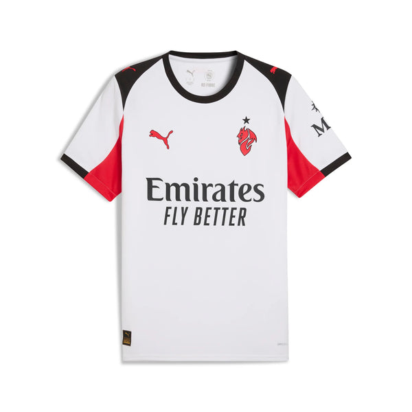 PUMA MILAN 25-26 AWAY JERSEY WHITE/FOR ALL TIME RED