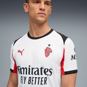 PUMA MILAN 25-26 AWAY JERSEY WHITE/FOR ALL TIME RED