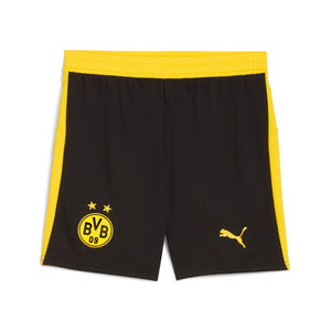 PUMA JR DORTMUND 25-26 HOME SHORT BLACK/FASTER YELLOW