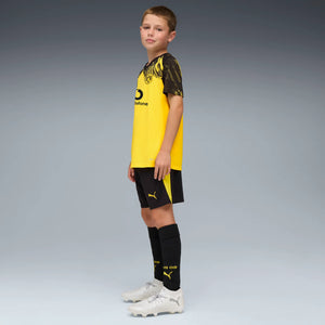 PUMA JR DORTMUND 25-26 HOME SHORT BLACK/FASTER YELLOW