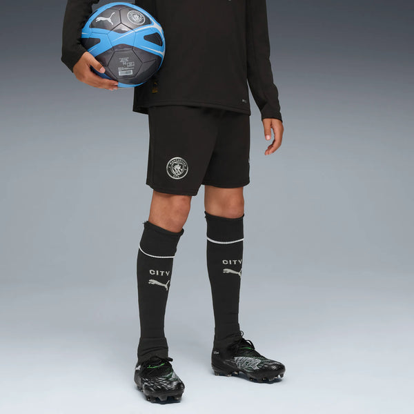PUMA JR CITY 25-26 AWAY SHORT BLACK