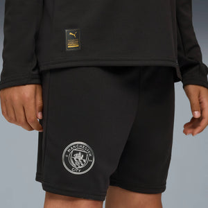 PUMA JR CITY 25-26 AWAY SHORT BLACK