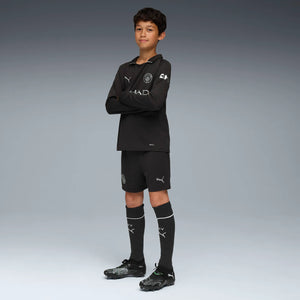 PUMA JR CITY 25-26 AWAY SHORT BLACK