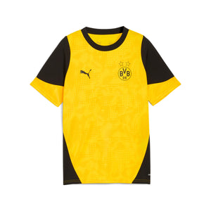 PUMA JR DORTMUND 25-26 TR JERSEY FASTER YELLOW/BLACK