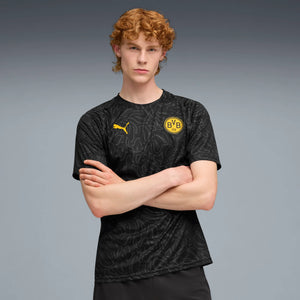 PUMA DORTMUND 25-26 WARM UP JERSEY BLACK
